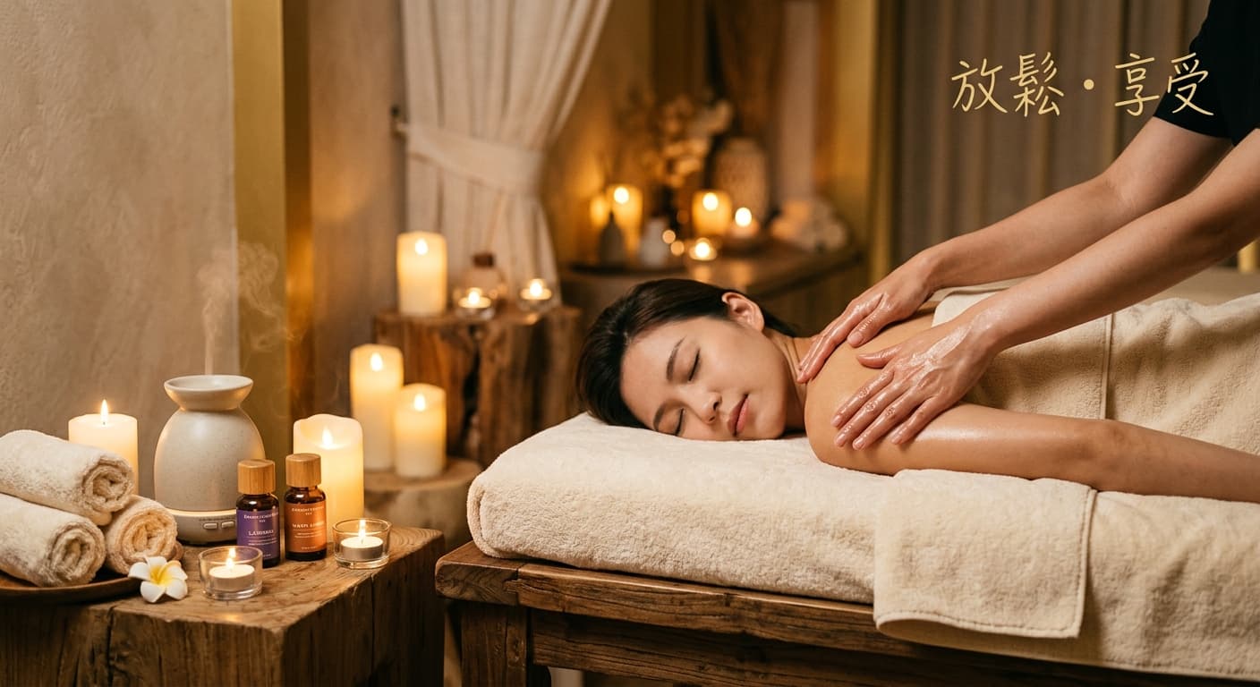 Spa / 按摩 / 放鬆 AI 廣告素材示範